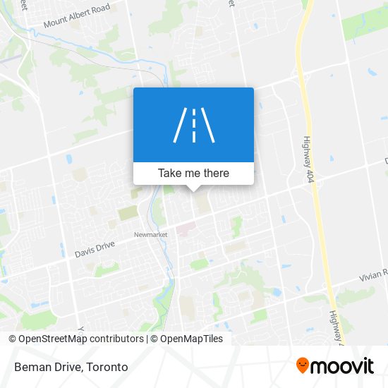 Beman Drive map