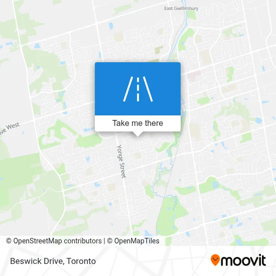 Beswick Drive map