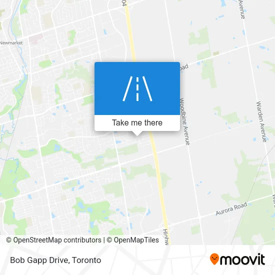 Bob Gapp Drive map