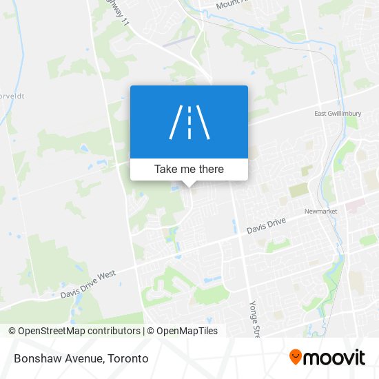 Bonshaw Avenue map