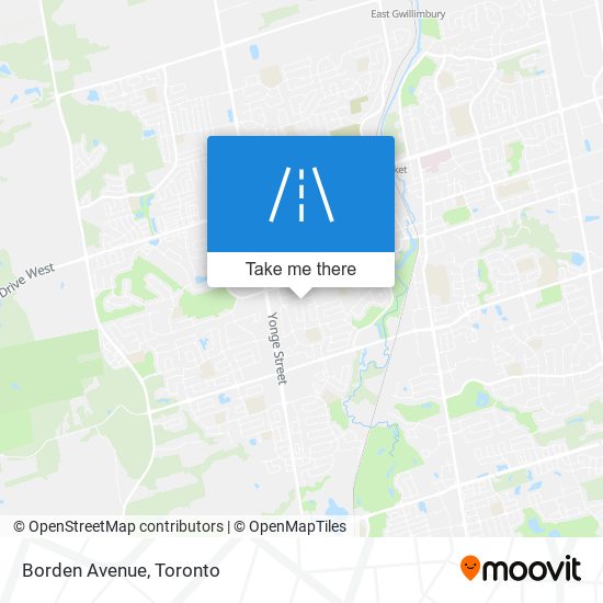 Borden Avenue map