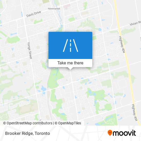 Brooker Ridge map