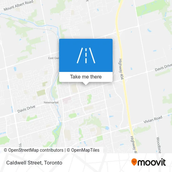 Caldwell Street map