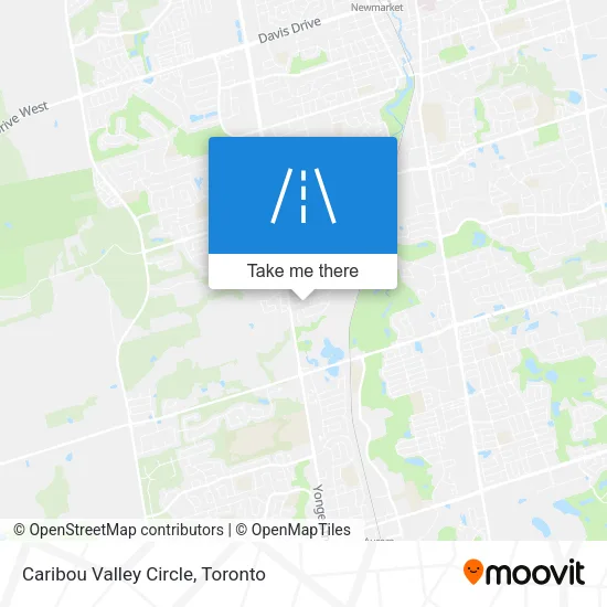 Caribou Valley Circle map