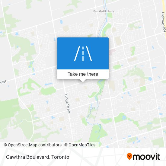 Cawthra Boulevard map