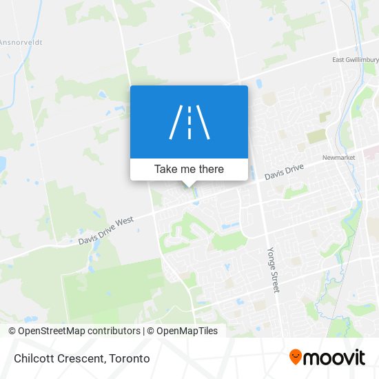 Chilcott Crescent map