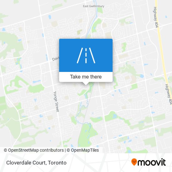 Cloverdale Court map