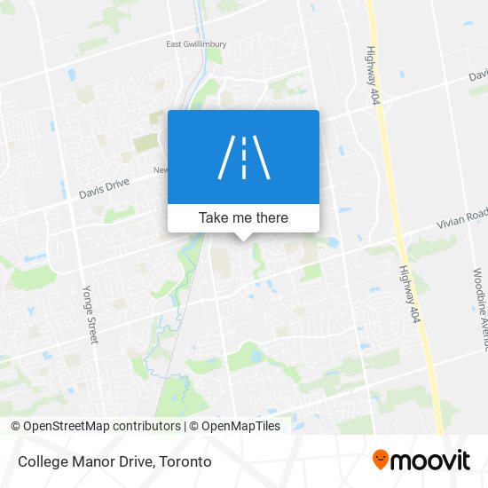 College Manor Drive map