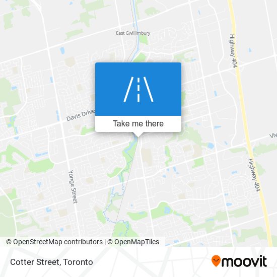 Cotter Street map