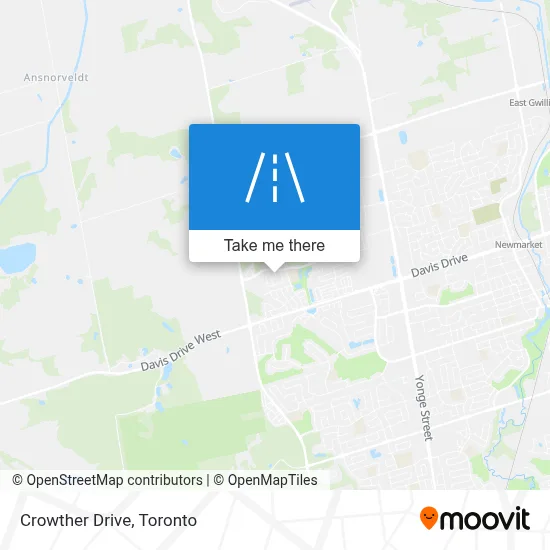 Crowther Drive map