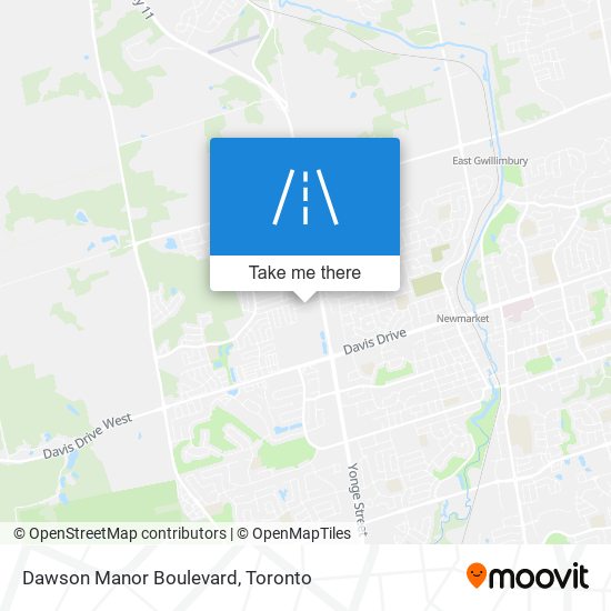 Dawson Manor Boulevard map