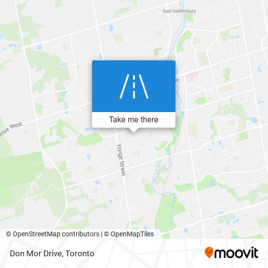 Don Mor Drive map