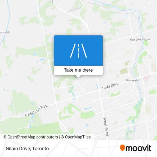 Gilpin Drive map