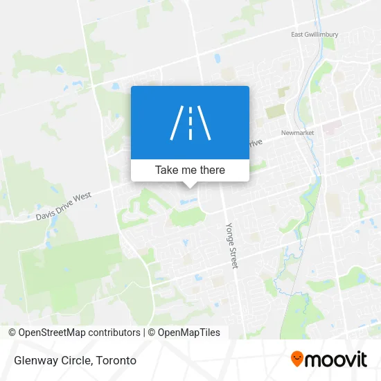 Glenway Circle map