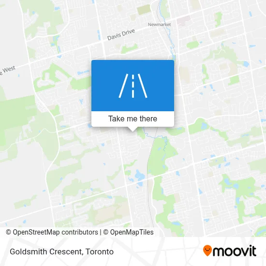 Goldsmith Crescent map