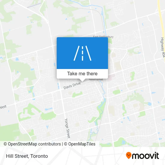 Hill Street map