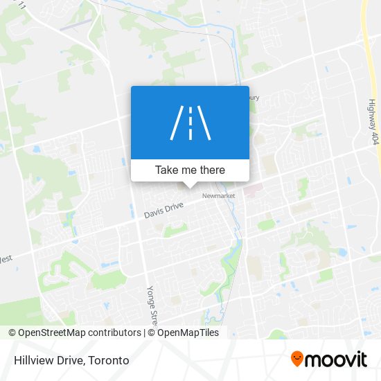 Hillview Drive map