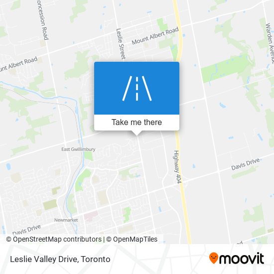 Leslie Valley Drive map