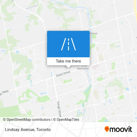 Lindsay Avenue map