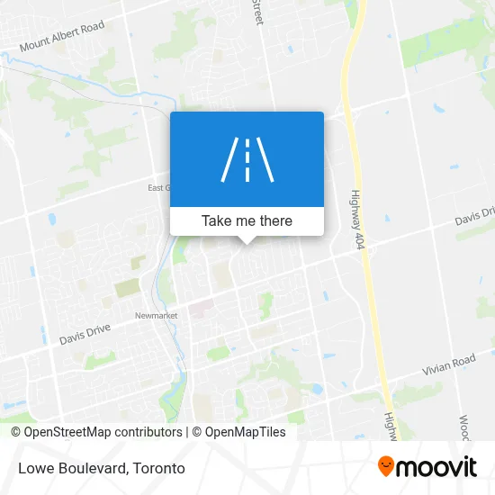 Lowe Boulevard map