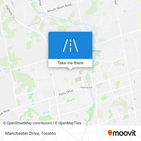 Manchester Drive map