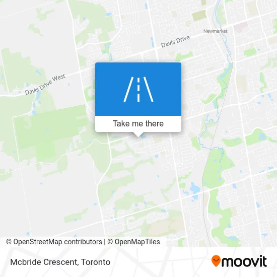Mcbride Crescent map