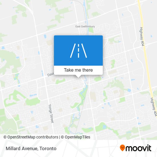 Millard Avenue map