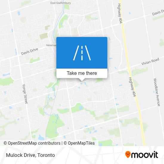 Mulock Drive map
