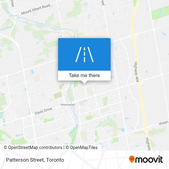 Patterson Street map