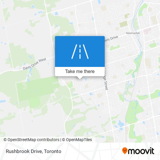 Rushbrook Drive map