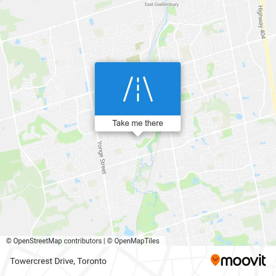 Towercrest Drive map