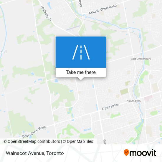 Wainscot Avenue map