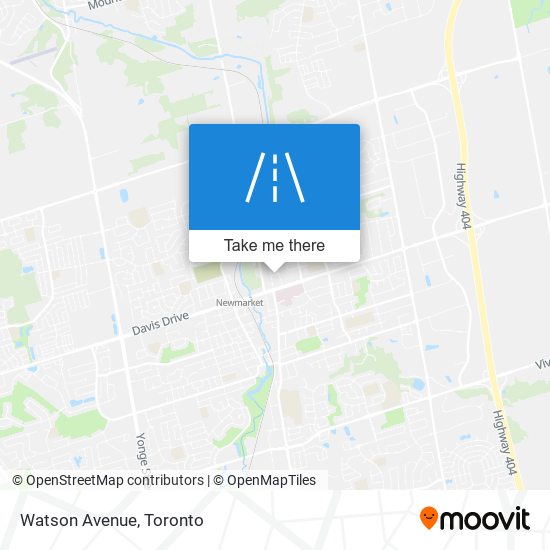 Watson Avenue map