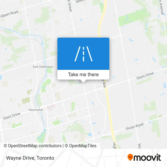 Wayne Drive map