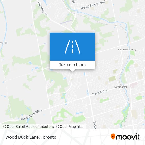 Wood Duck Lane map