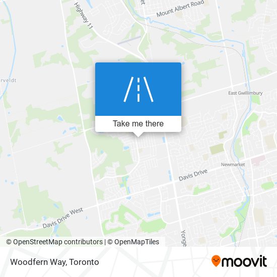 Woodfern Way map