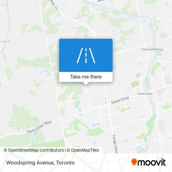 Woodspring Avenue map