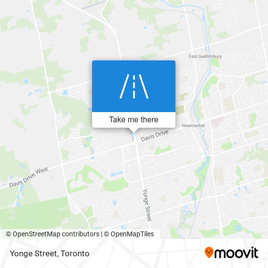 Yonge Street map