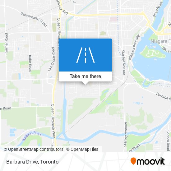 Barbara Drive map