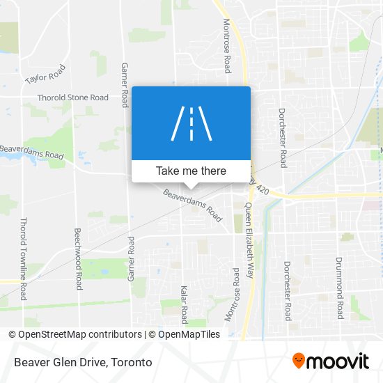 Beaver Glen Drive map