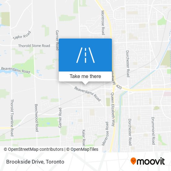 Brookside Drive map