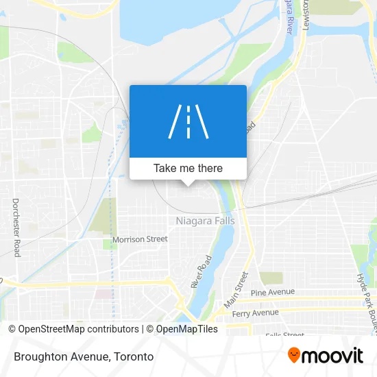 Broughton Avenue map