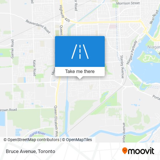 Bruce Avenue map