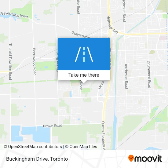 Buckingham Drive map
