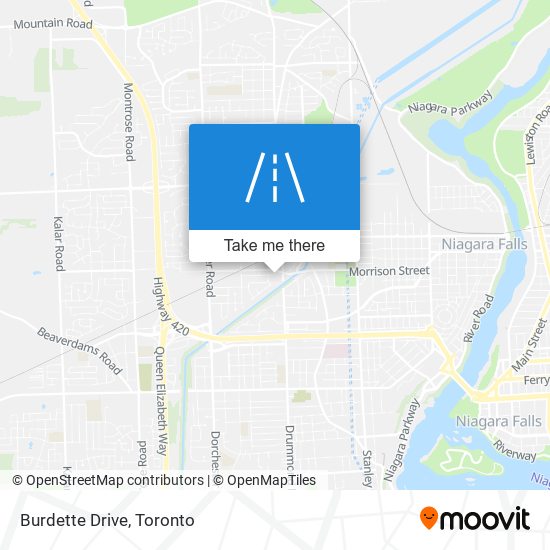 Burdette Drive map