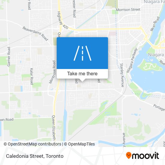 Caledonia Street map