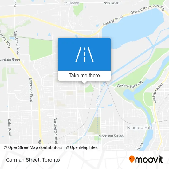Carman Street map