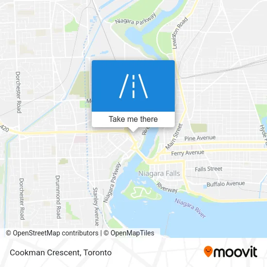 Cookman Crescent map