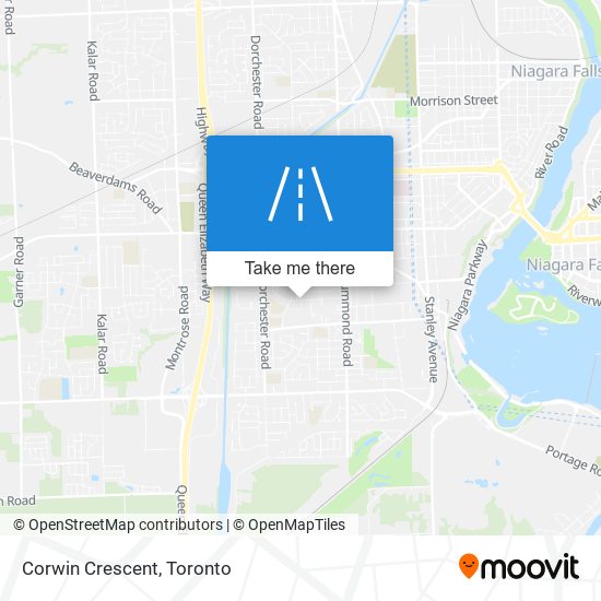 Corwin Crescent map