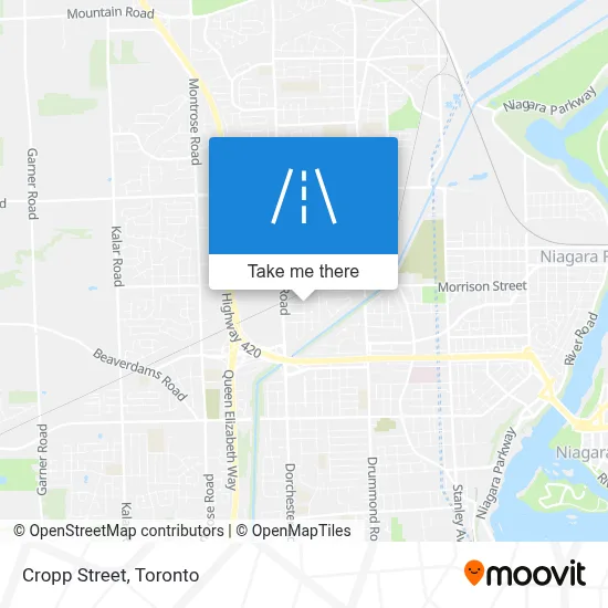 Cropp Street map